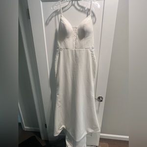 Madi Lane Atlas wedding gown